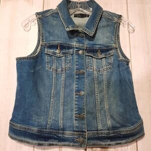 Prana Denim Vest  Ladies Size Small Coastal Cowgirl‎